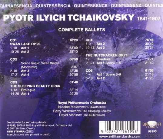 Royal Philharmonic Orchestra: Quintessence Tchaikovsky: Complete Ballets [5CD]