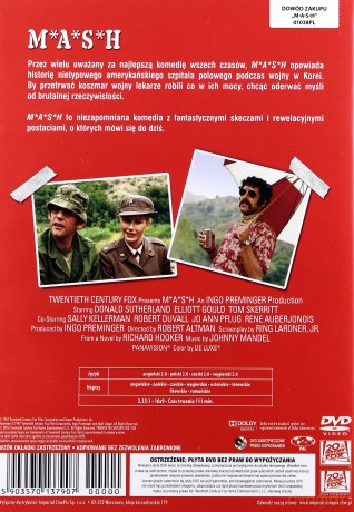 M*A*S*H / MASH / M.A.S.H (1970) (polski lektor) [DVD]