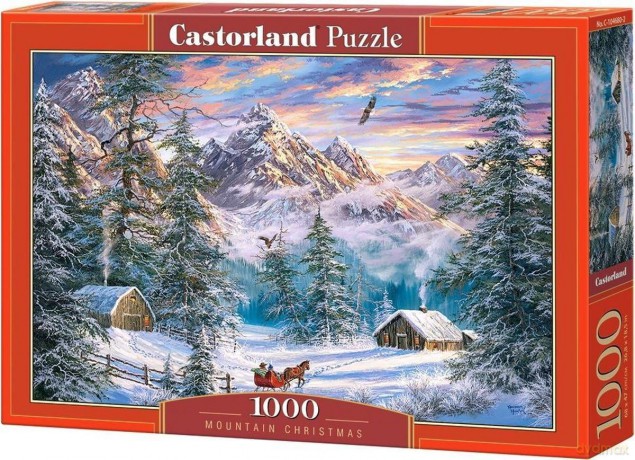 CASTORLAND 1000 el. Boże Narodzenie w górach C-104680-2 [PUZZLE]