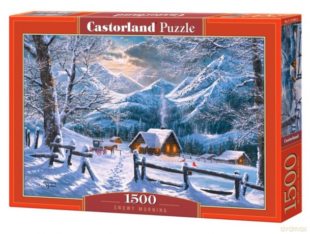 CASTORLAND 1500 el. Śnieżny poranek C-151905-2 [PUZZLE]