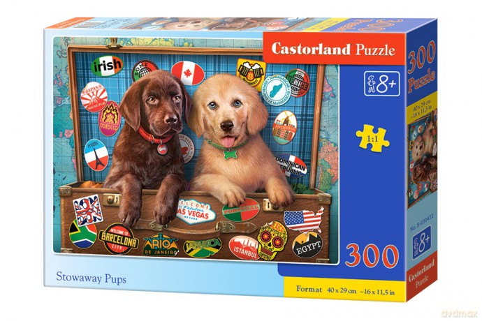 CASTORLAND 300 el. Szczeniaki na gapę B-030422 [PUZZLE]