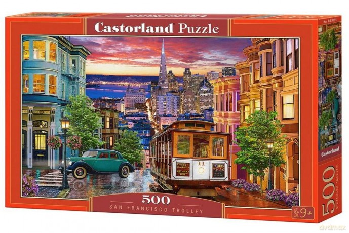 CASTORLAND 500 el. Wagonik w San Francisco B-53391 [PUZZLE]
