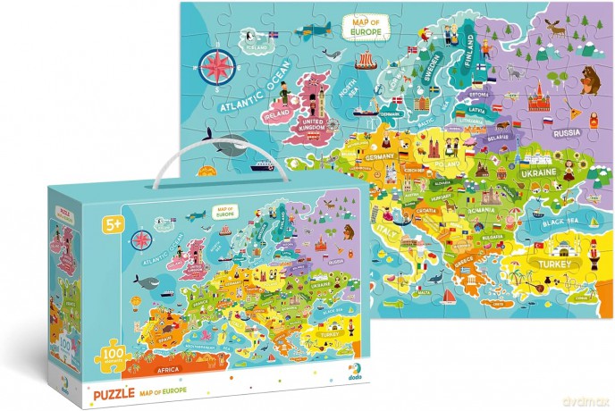 DODO 100 el. Mapa Europy DOP300124 [PUZZLE]