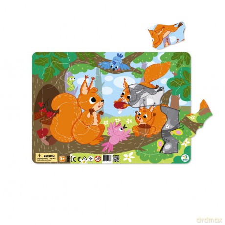 DODO 21 el. ramkowe Wiewiórki DOPR300224 [PUZZLE]