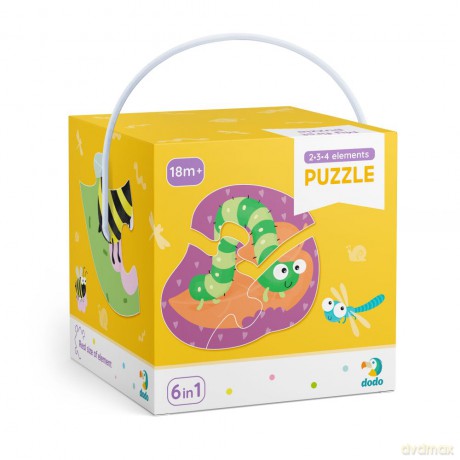 DODO 2-3-4 el. elementy Owady DOP300253 [PUZZLE]