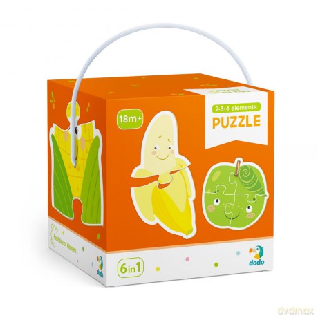DODO 2-3-4 el. elementy Owoce i warzywa DOP300155 [PUZZLE]