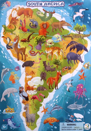 DODO 53 el. ramkowe Ameryka Południowa DOPR300178 [PUZZLE]