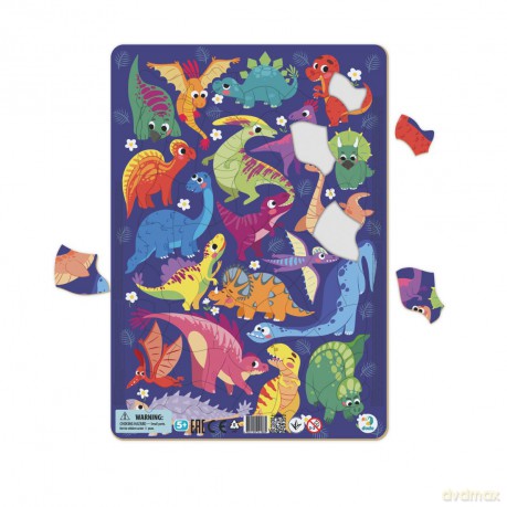 DODO 53 el. ramkowe Dinozaury DOPR300181 [PUZZLE]