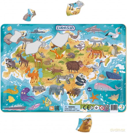 DODO 53 el. ramkowe Eurazja DOPR300174 [PUZZLE]
