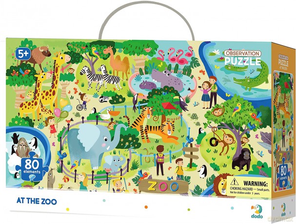 DODO 80 el. obserwacyjne W Zoo DOP300259 [PUZZLE]