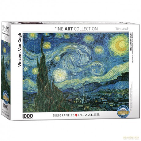EUROGRAPHICS 1000 el. Gwieździsta noc van Gogh 6000-1204 [PUZZLE]