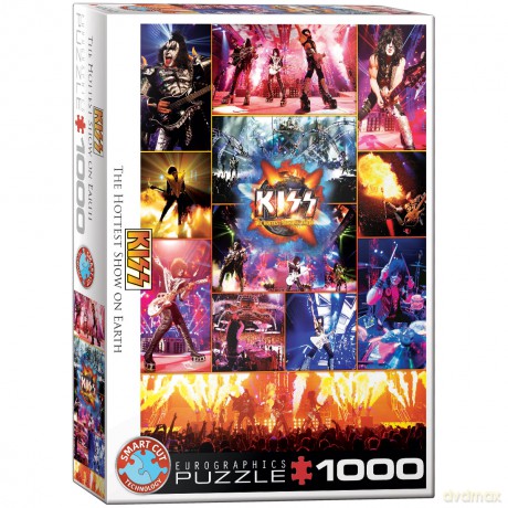 EUROGRAPHICS 1000 el. Kiss najgorętsze przedstawienie na Ziemi 6000-5306 [PUZZLE]