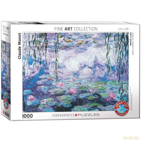 EUROGRAPHICS 1000 el. Lilie wodne Claude Monet 6000-4366 [PUZZLE]