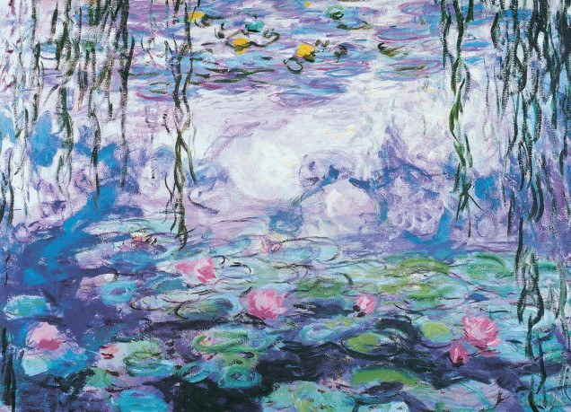 EUROGRAPHICS 1000 el. Lilie wodne Claude Monet 6000-4366 [PUZZLE]