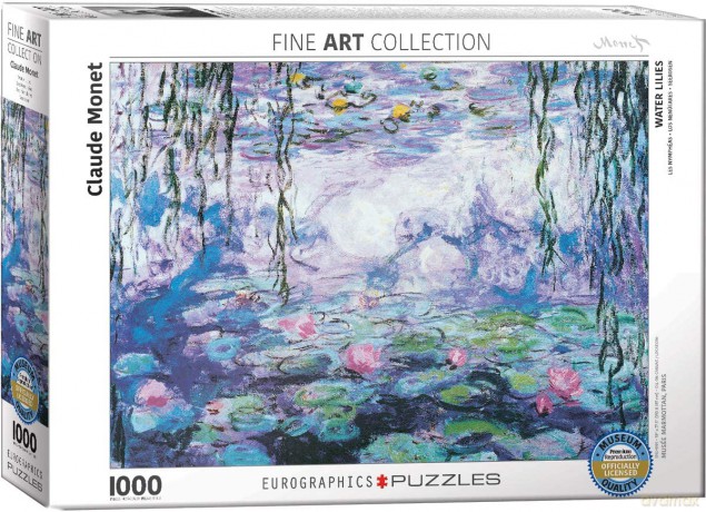 EUROGRAPHICS 1000 el. Lilie wodne Claude Monet 6000-4366 [PUZZLE]