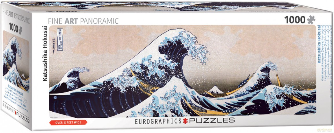 EUROGRAPHICS 1000 el. Panoramiczne Wielka rafa Kanagawa 6010-5487 [PUZZLE]