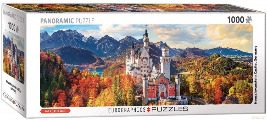 EUROGRAPHICS 1000 el. Panoramiczne Zamek Neuschwanstein jesienią Niemcy 6010-5444 [PUZZLE]