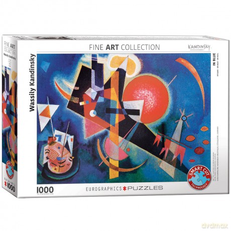 EUROGRAPHICS 1000 el. W kolorze niebieskim Wassily Kandinsky 6000-1897 [PUZZLE]