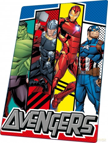 Koc polarowy Avengers 150x100cm MV15603