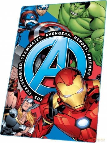 Koc polarowy Avengers 150x100cm MV15835