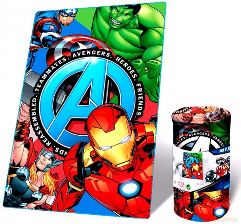 Koc polarowy Avengers 150x100cm MV15835