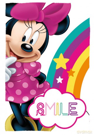 Koc polarowy Myszka Minnie 150x100cm WD20608