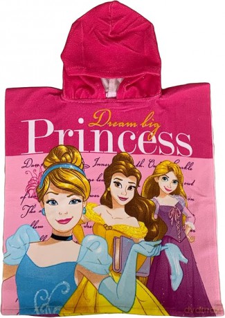 Poncho kąpielowe Disney Princess 100x50 cm WD19612M