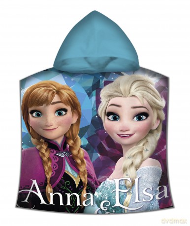 Poncho kąpielowe Frozen 100x50 cm WD19609M