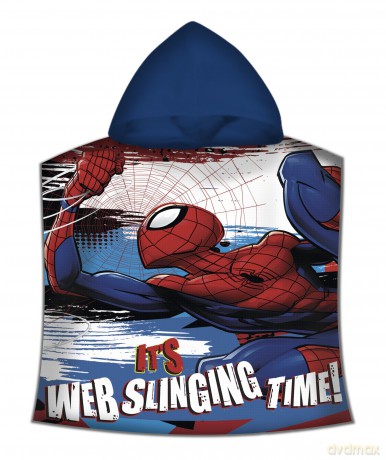 Poncho kąpielowe Spiderman 100x50cm MV15400M