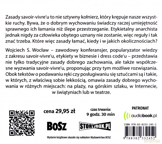 Savoir-vivre, czyli jak ułatwić sobie życie - Wojciech S. Wocław [AUDIOBOOK]