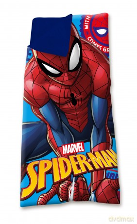 Śpiwór Spiderman 140x70 cm MV15607