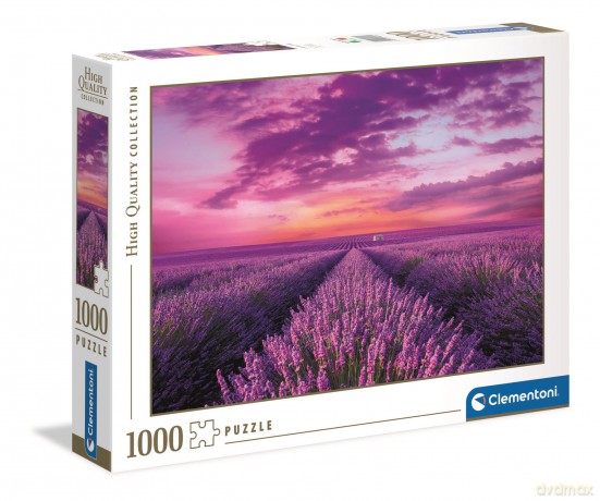 CLEMENTONI 1000 el. HQ Lawendowe pole 39606 [PUZZLE]