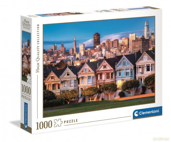 CLEMENTONI 1000 el. HQ Malowane domki 39605 [PUZZLE]
