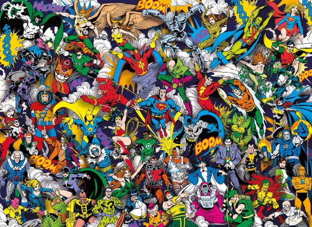 CLEMENTONI 1000 el. impossible puzzle DC Komiks 39599 [PUZZLE]