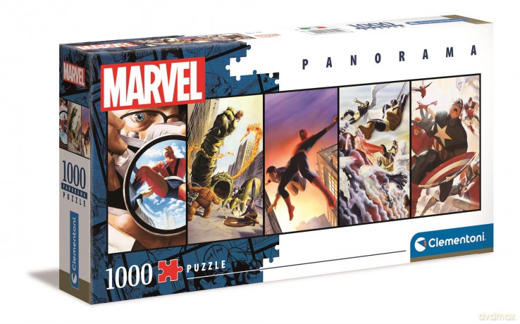 CLEMENTONI 1000 el. panoramiczne collection Marvel 39611 [PUZZLE]