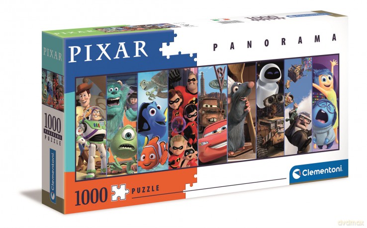 CLEMENTONI 1000 el. panoramiczne collection Postacie z kreskówek Disney/Pixar 39610 [PUZZLE]