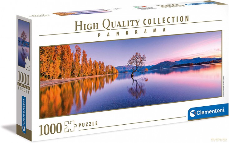 CLEMENTONI 1000 el. panoramiczne HQ Drzewo jeziora Wanaka 39608 [PUZZLE]