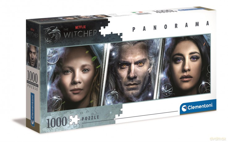 CLEMENTONI 1000 el. panoramiczne Netflix Wiedźmin 39593 [PUZZLE]