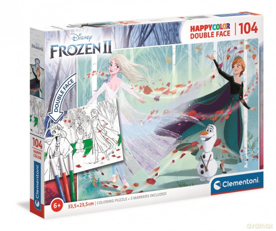 CLEMENTONI 104 el. happy color Frozen 2 25716 [PUZZLE]