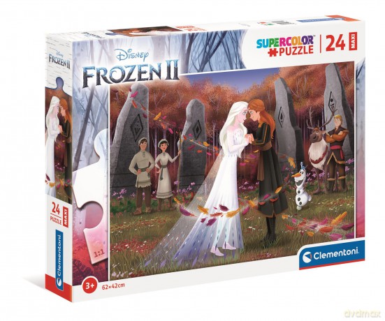 CLEMENTONI 24 el. maxi super color Frozen 2 24217 [PUZZLE]
