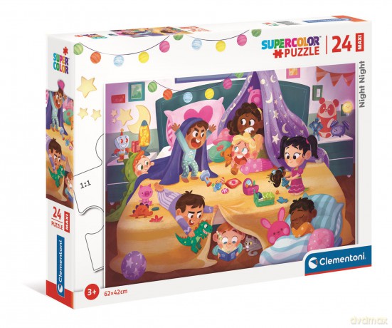 CLEMENTONI 24 el. maxi super color Nocna pora 24213 [PUZZLE]