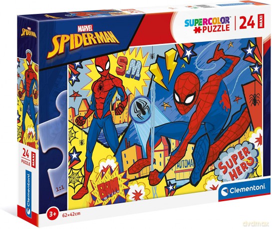 CLEMENTONI 24 el. maxi super color Spider-Man 24216 [PUZZLE]