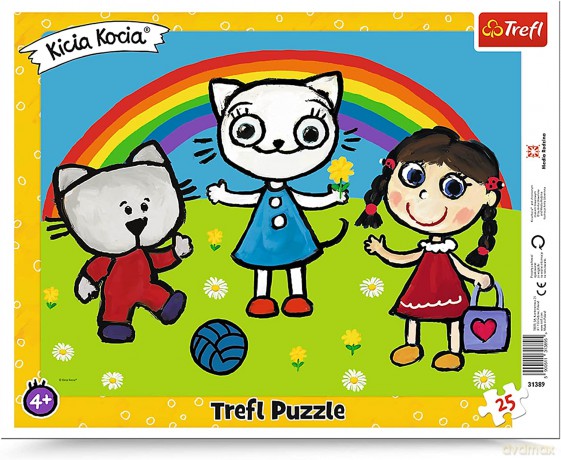 TREFL 25 el. ramkowe Pogodny dzień Kici Koci 31389 [PUZZLE]