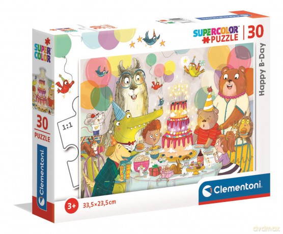CLEMENTONI 30 el. super color Szczęśliwy dzień 20264 [PUZZLE]