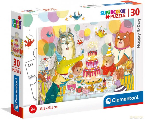CLEMENTONI 30 el. super color Szczęśliwy dzień 20264 [PUZZLE]