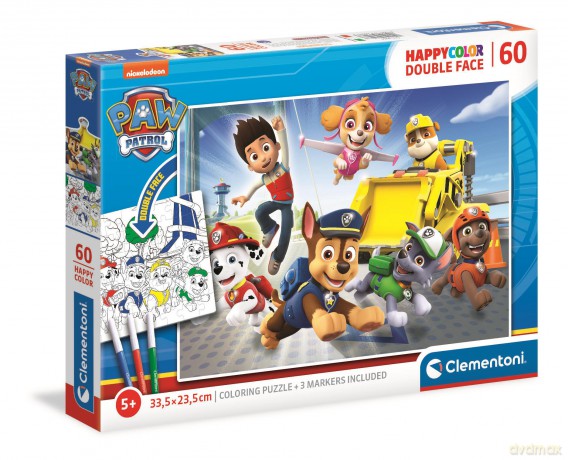 CLEMENTONI 60 el. happy color Psi patrol 26097 [PUZZLE]