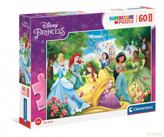 CLEMENTONI 60 el. maxi super color Princess 26471 [PUZZLE]