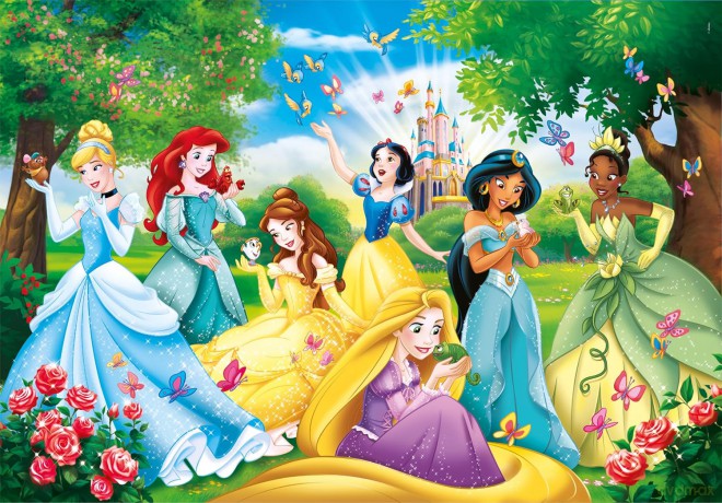 CLEMENTONI 60 el. maxi super color Princess 26471 [PUZZLE]