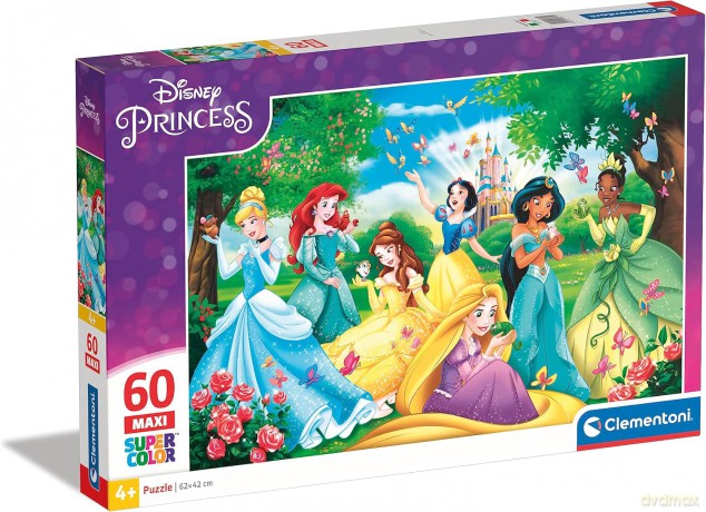 CLEMENTONI 60 el. maxi super color Princess 26471 [PUZZLE]