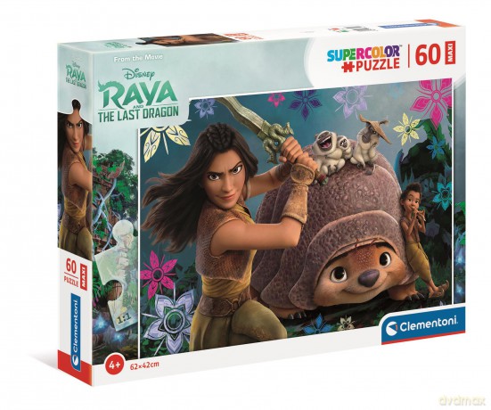 CLEMENTONI 60 el. maxi super color Raya i ostatni smok 26459 [PUZZLE]